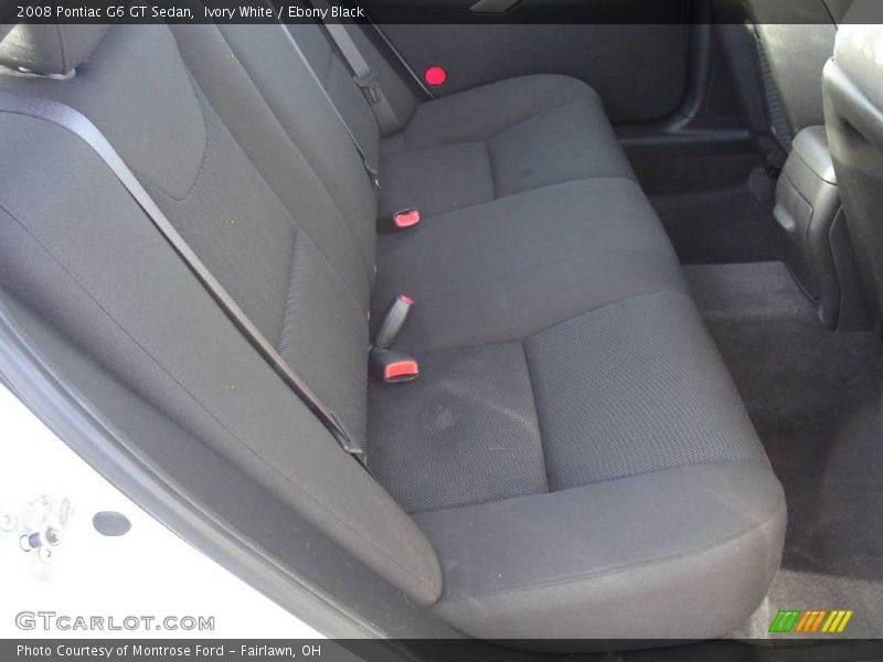 Ivory White / Ebony Black 2008 Pontiac G6 GT Sedan