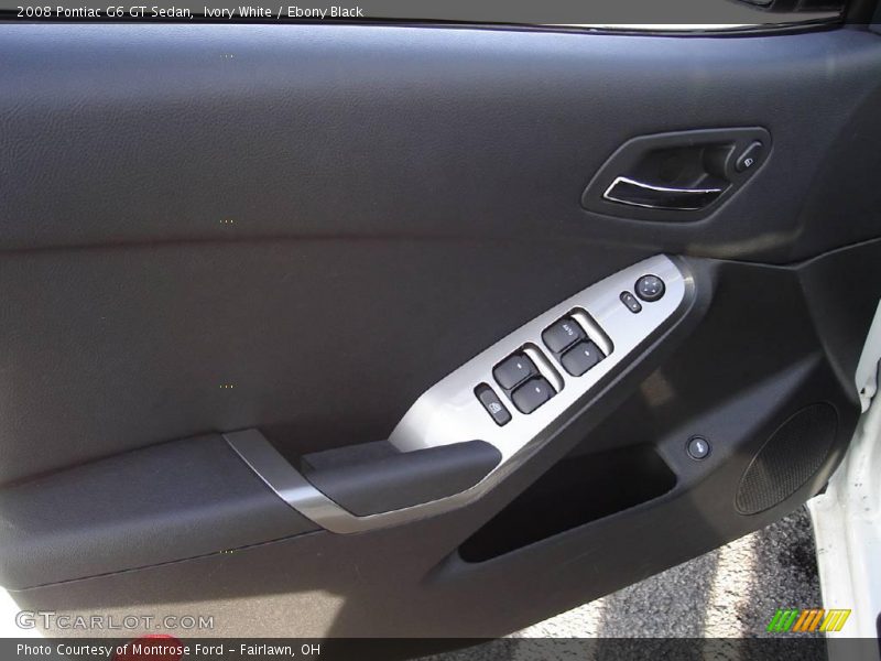 Ivory White / Ebony Black 2008 Pontiac G6 GT Sedan