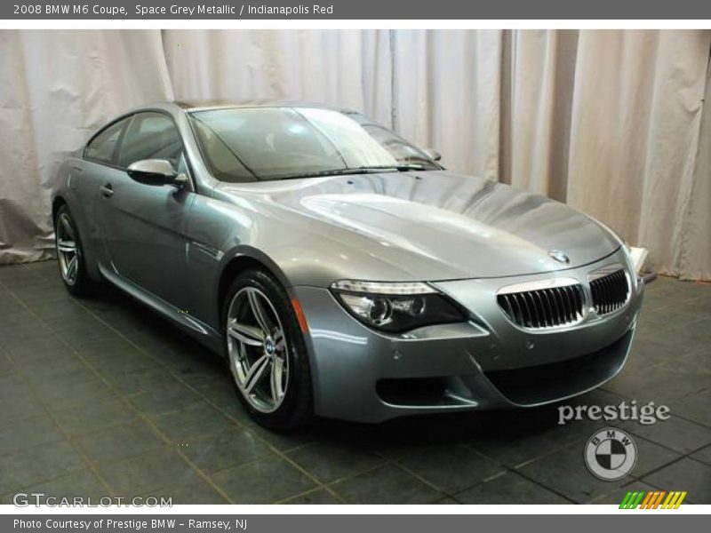 Space Grey Metallic / Indianapolis Red 2008 BMW M6 Coupe