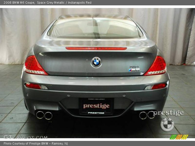 Space Grey Metallic / Indianapolis Red 2008 BMW M6 Coupe