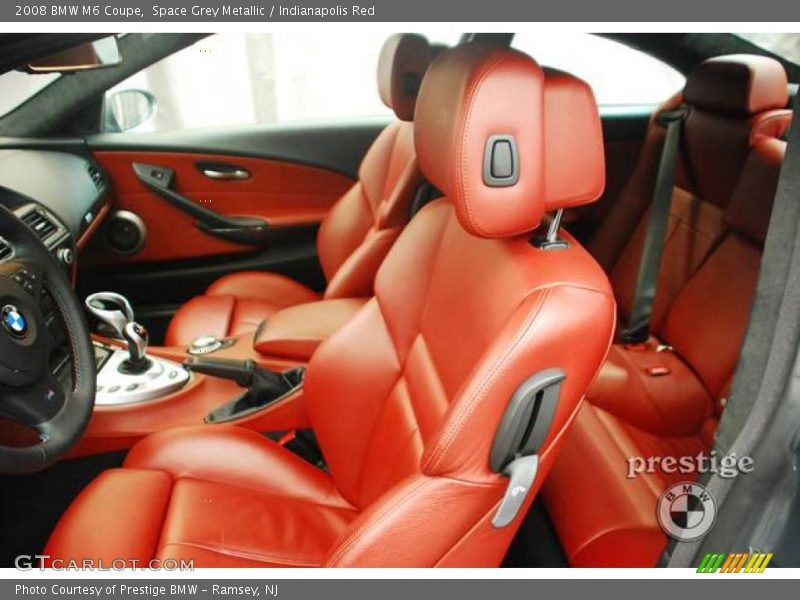 Space Grey Metallic / Indianapolis Red 2008 BMW M6 Coupe