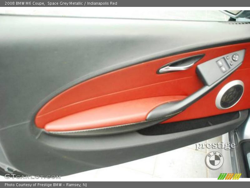 Space Grey Metallic / Indianapolis Red 2008 BMW M6 Coupe