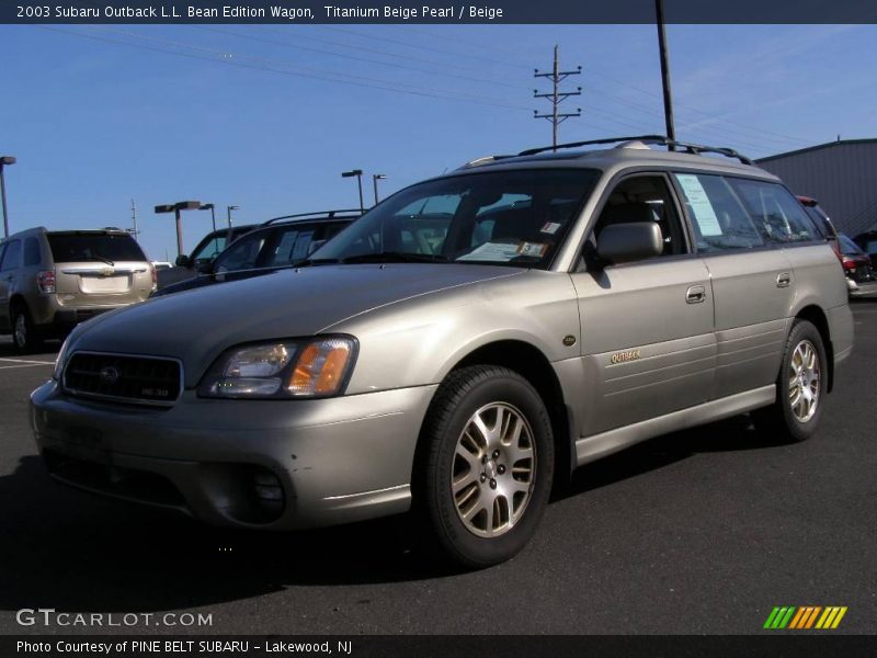 Titanium Beige Pearl / Beige 2003 Subaru Outback L.L. Bean Edition Wagon