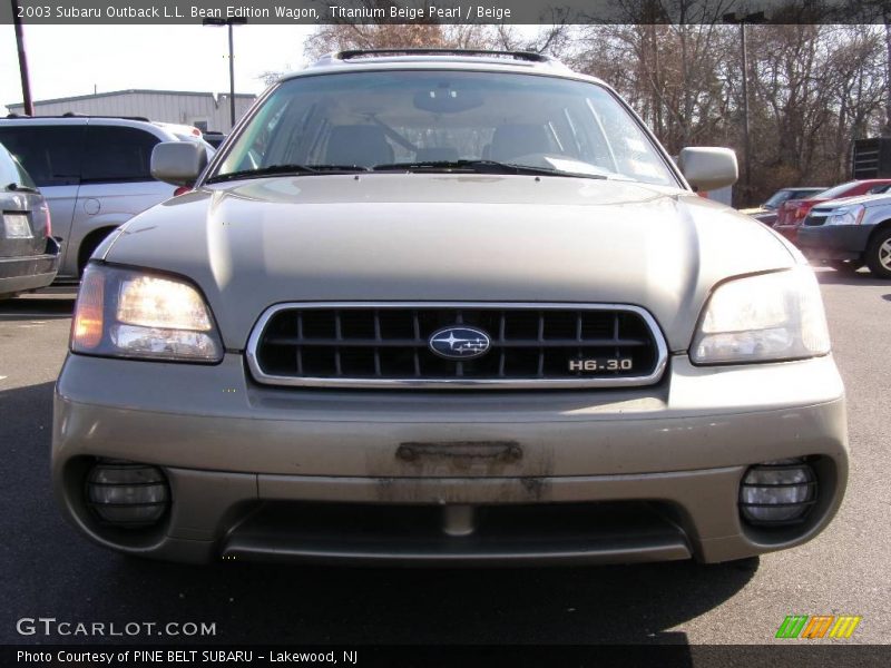 Titanium Beige Pearl / Beige 2003 Subaru Outback L.L. Bean Edition Wagon