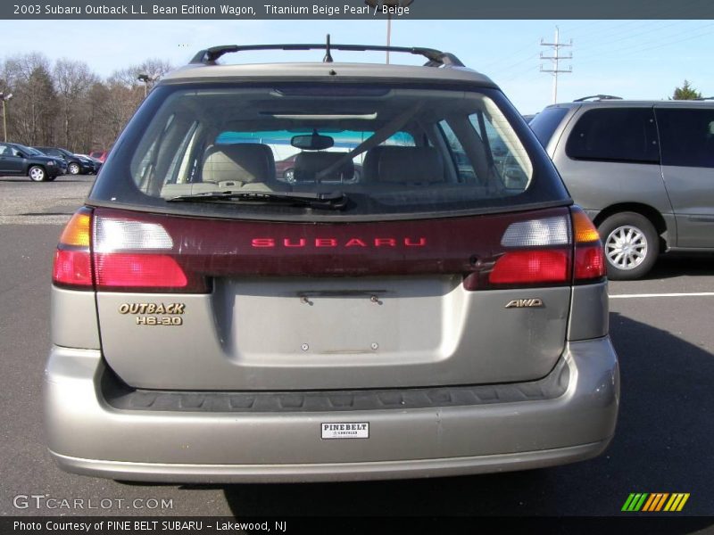 Titanium Beige Pearl / Beige 2003 Subaru Outback L.L. Bean Edition Wagon
