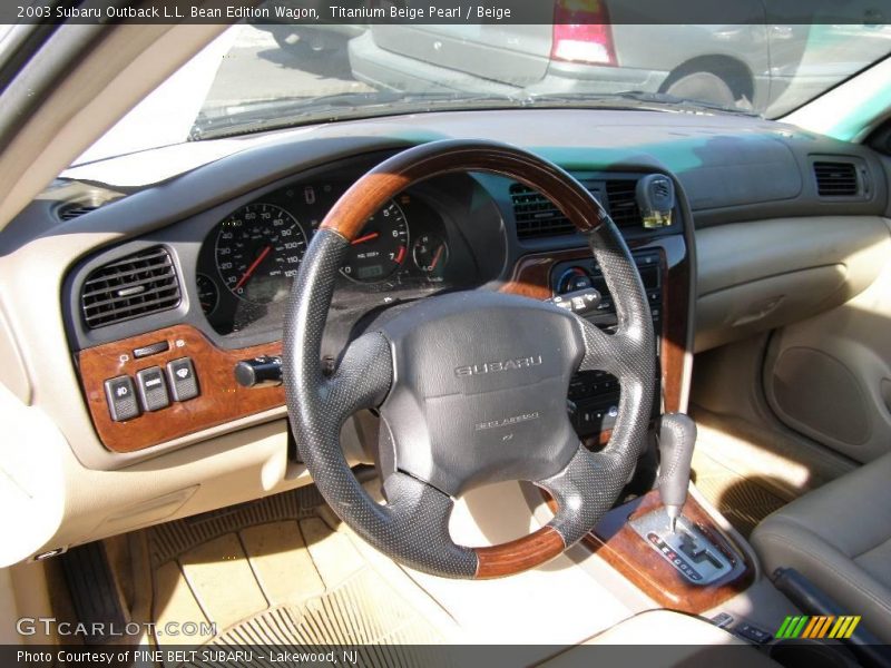 Titanium Beige Pearl / Beige 2003 Subaru Outback L.L. Bean Edition Wagon