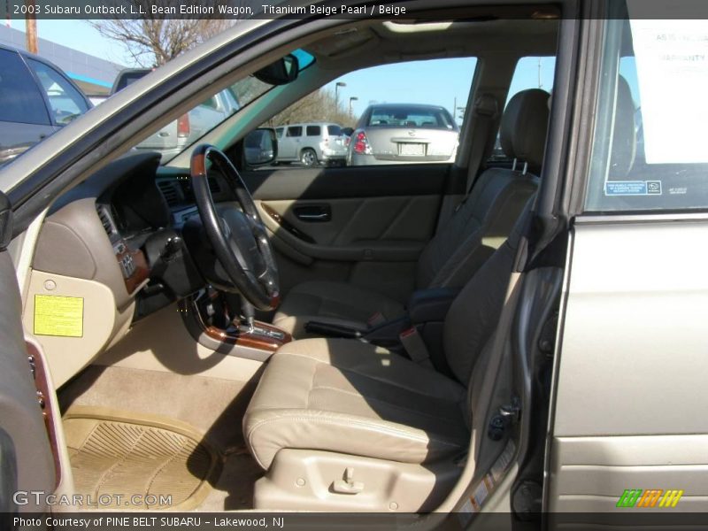 Titanium Beige Pearl / Beige 2003 Subaru Outback L.L. Bean Edition Wagon
