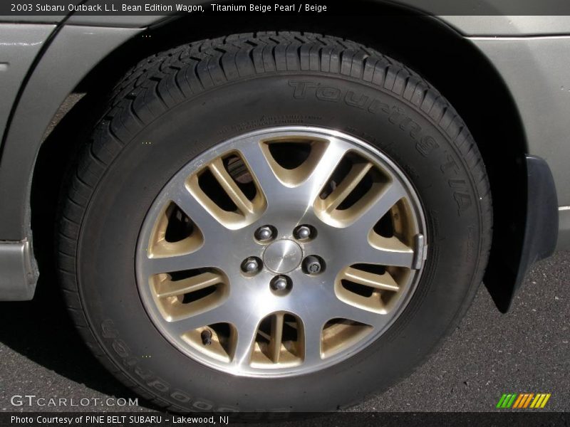 Titanium Beige Pearl / Beige 2003 Subaru Outback L.L. Bean Edition Wagon