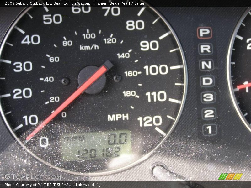 Titanium Beige Pearl / Beige 2003 Subaru Outback L.L. Bean Edition Wagon