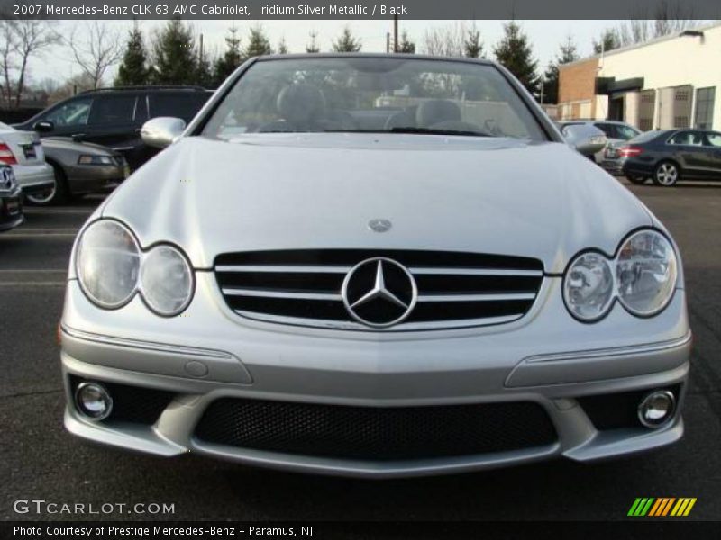 Iridium Silver Metallic / Black 2007 Mercedes-Benz CLK 63 AMG Cabriolet