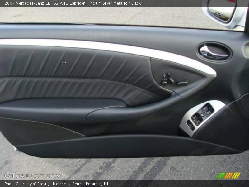 Iridium Silver Metallic / Black 2007 Mercedes-Benz CLK 63 AMG Cabriolet