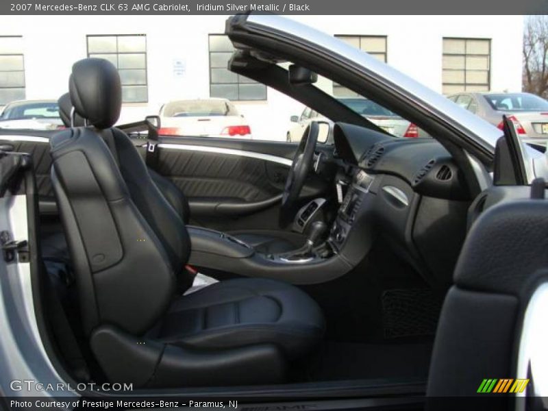 Iridium Silver Metallic / Black 2007 Mercedes-Benz CLK 63 AMG Cabriolet
