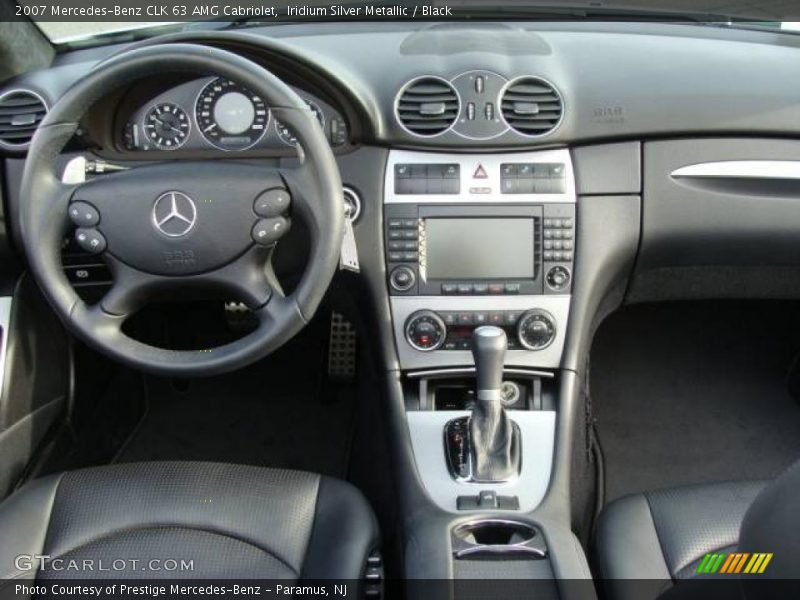 Iridium Silver Metallic / Black 2007 Mercedes-Benz CLK 63 AMG Cabriolet
