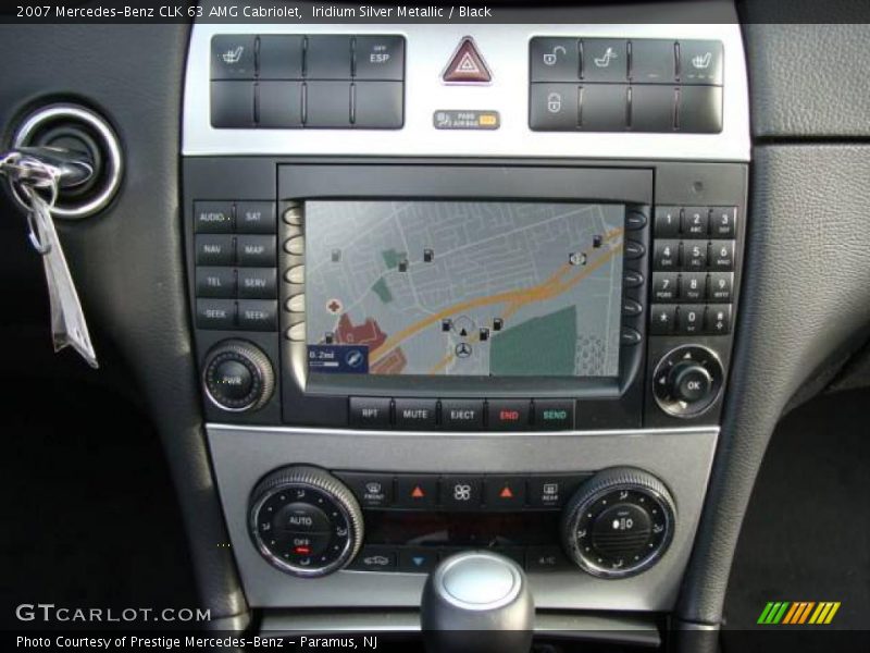 Iridium Silver Metallic / Black 2007 Mercedes-Benz CLK 63 AMG Cabriolet