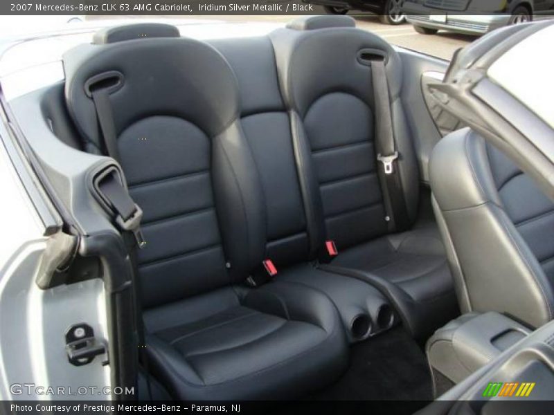 Iridium Silver Metallic / Black 2007 Mercedes-Benz CLK 63 AMG Cabriolet