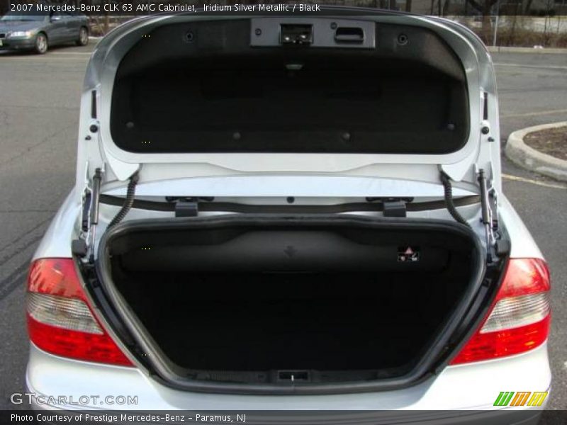 Iridium Silver Metallic / Black 2007 Mercedes-Benz CLK 63 AMG Cabriolet