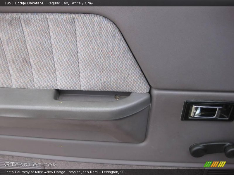 White / Gray 1995 Dodge Dakota SLT Regular Cab