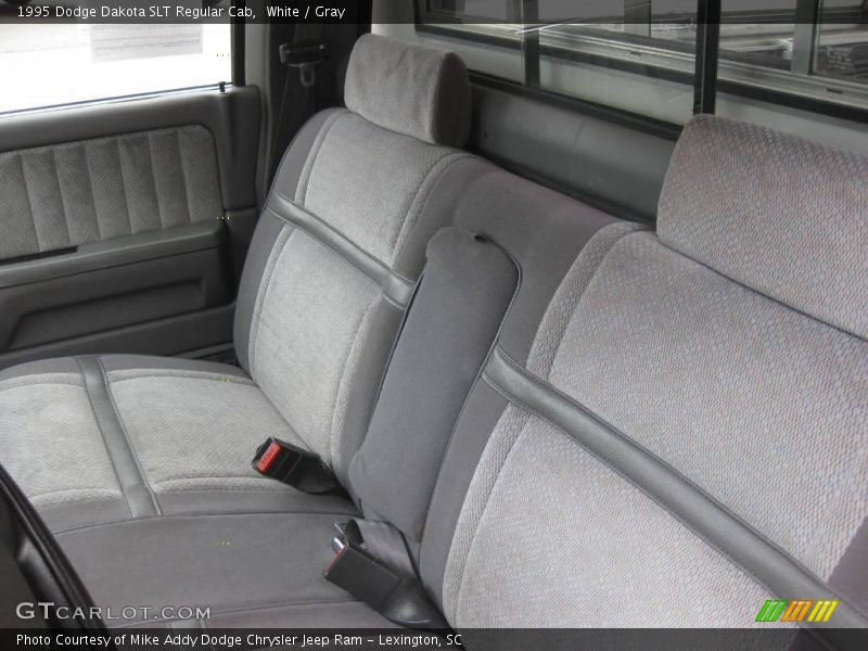 White / Gray 1995 Dodge Dakota SLT Regular Cab