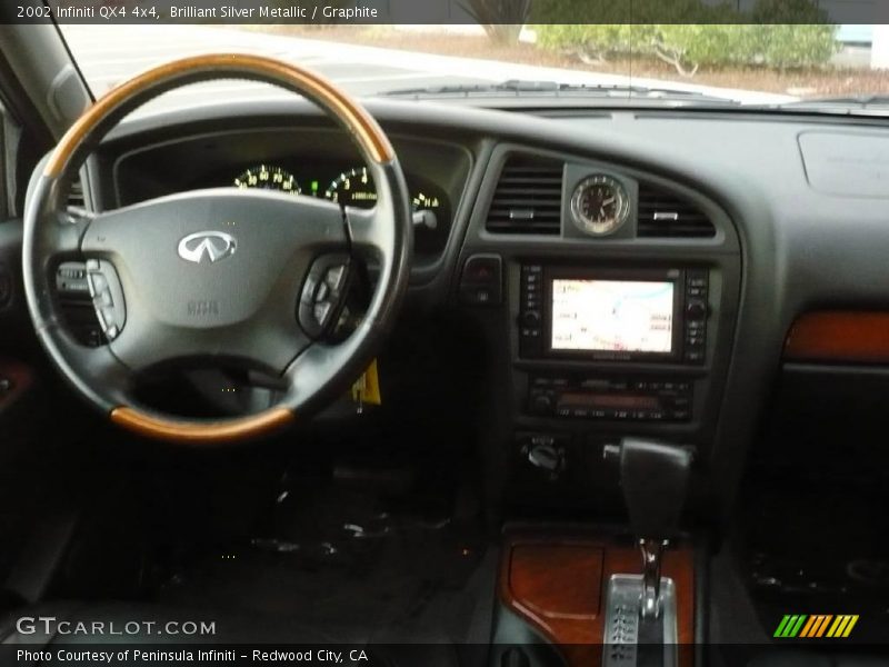 Brilliant Silver Metallic / Graphite 2002 Infiniti QX4 4x4