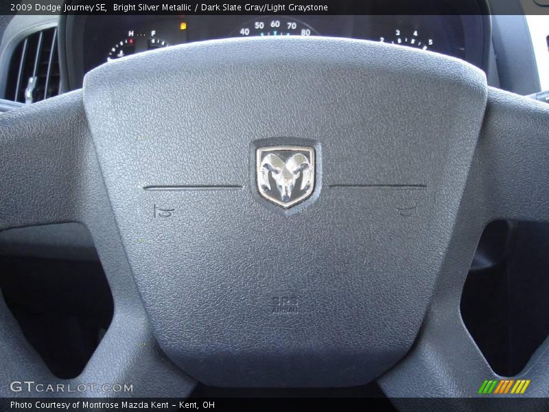 Bright Silver Metallic / Dark Slate Gray/Light Graystone 2009 Dodge Journey SE