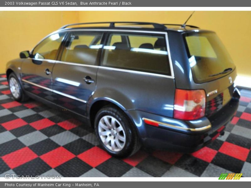 Blue Anthracite Pearl / Black 2003 Volkswagen Passat GLS V6 Sedan