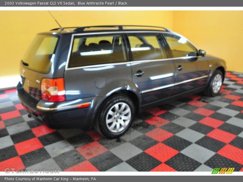 Blue Anthracite Pearl / Black 2003 Volkswagen Passat GLS V6 Sedan