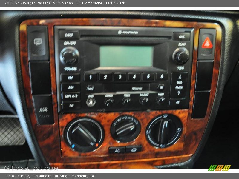 Blue Anthracite Pearl / Black 2003 Volkswagen Passat GLS V6 Sedan