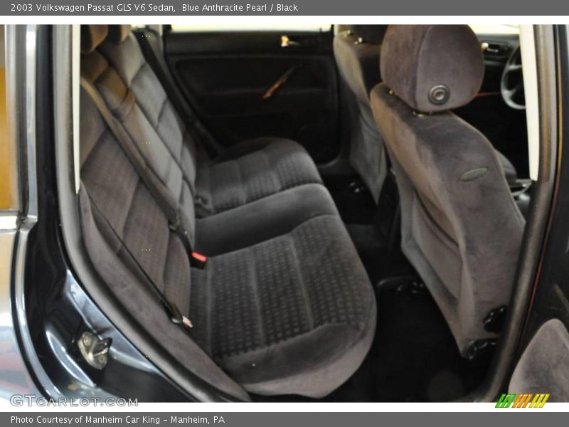 Blue Anthracite Pearl / Black 2003 Volkswagen Passat GLS V6 Sedan