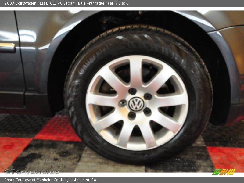 Blue Anthracite Pearl / Black 2003 Volkswagen Passat GLS V6 Sedan