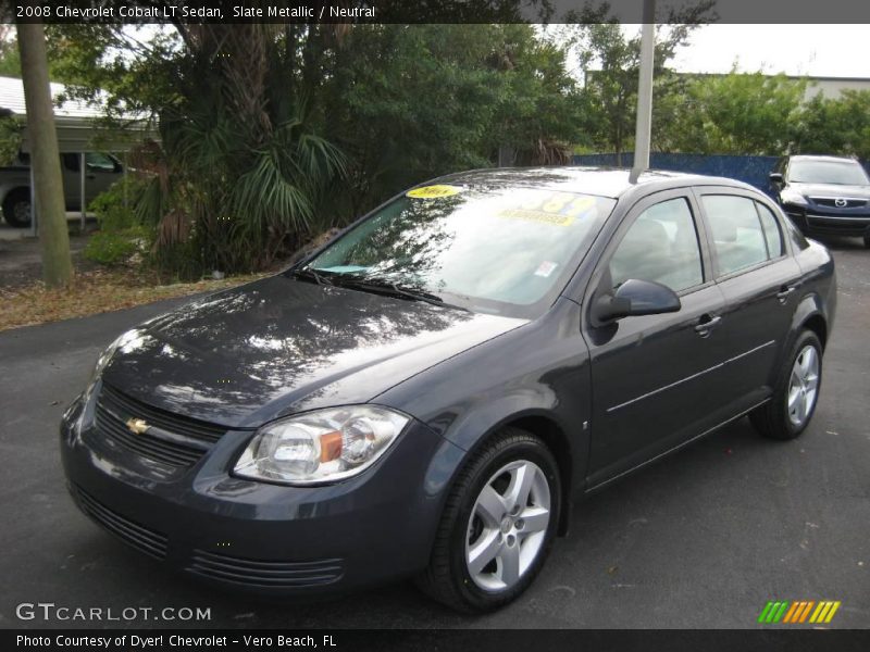 Slate Metallic / Neutral 2008 Chevrolet Cobalt LT Sedan