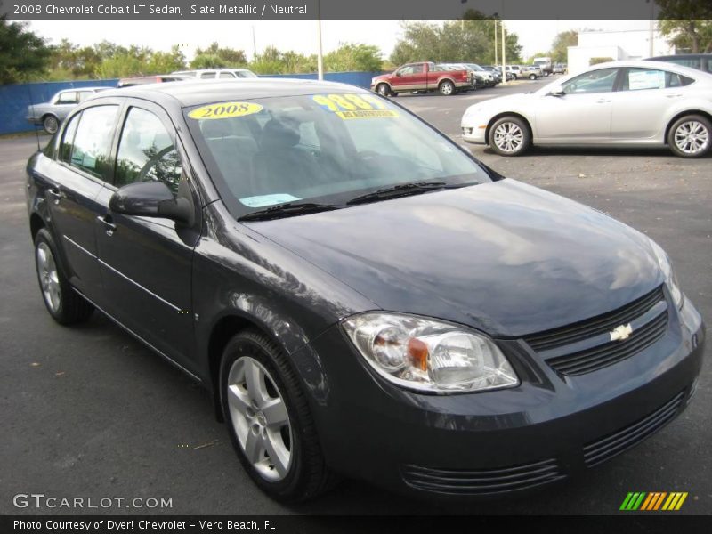 Slate Metallic / Neutral 2008 Chevrolet Cobalt LT Sedan