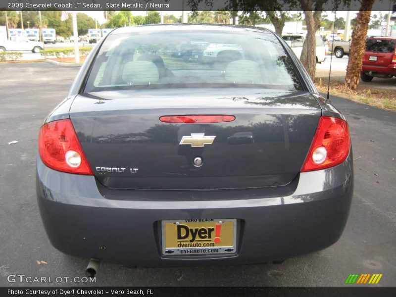 Slate Metallic / Neutral 2008 Chevrolet Cobalt LT Sedan