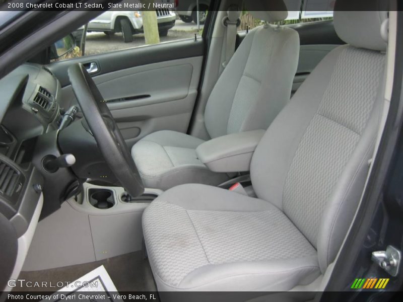 Slate Metallic / Neutral 2008 Chevrolet Cobalt LT Sedan