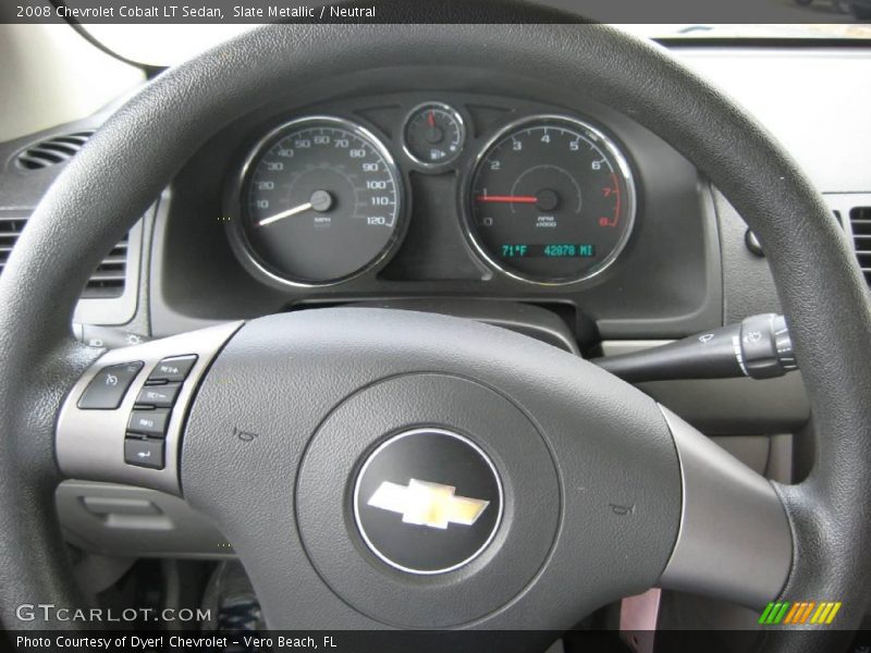 Slate Metallic / Neutral 2008 Chevrolet Cobalt LT Sedan