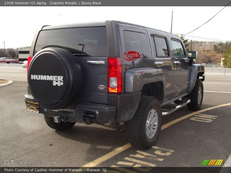 Graphite Metallic / Ebony Black 2008 Hummer H3 Alpha