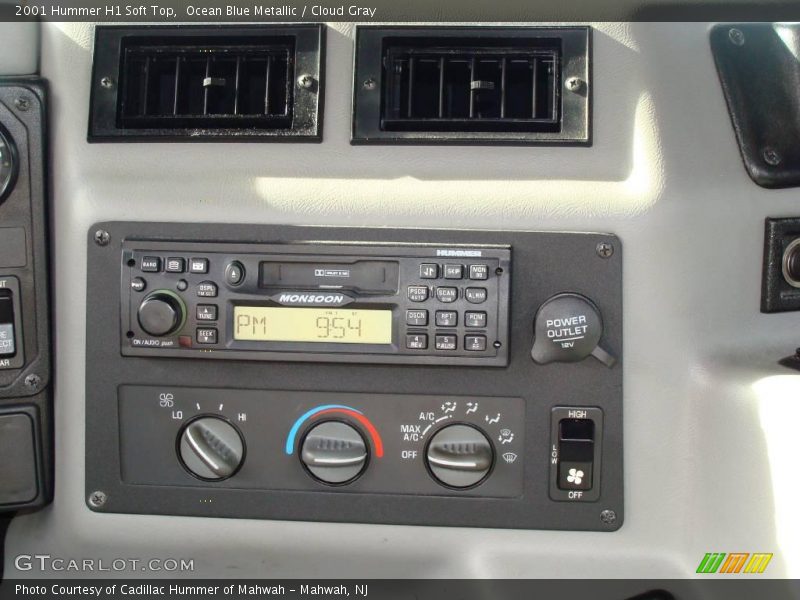 Ocean Blue Metallic / Cloud Gray 2001 Hummer H1 Soft Top