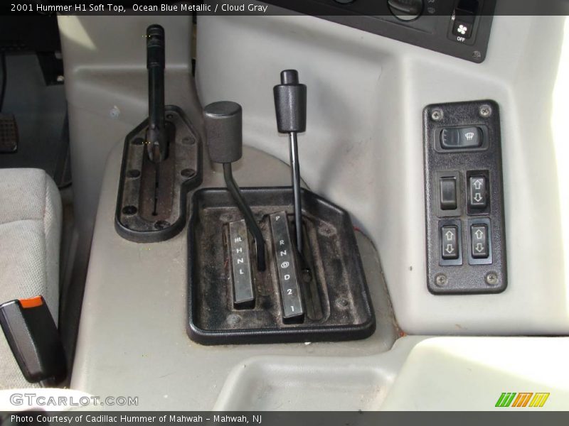 Ocean Blue Metallic / Cloud Gray 2001 Hummer H1 Soft Top