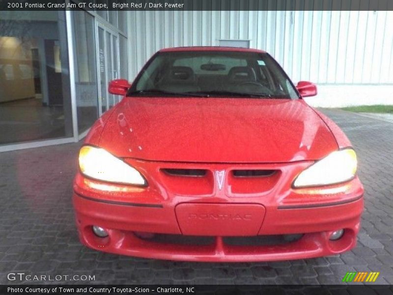 Bright Red / Dark Pewter 2001 Pontiac Grand Am GT Coupe