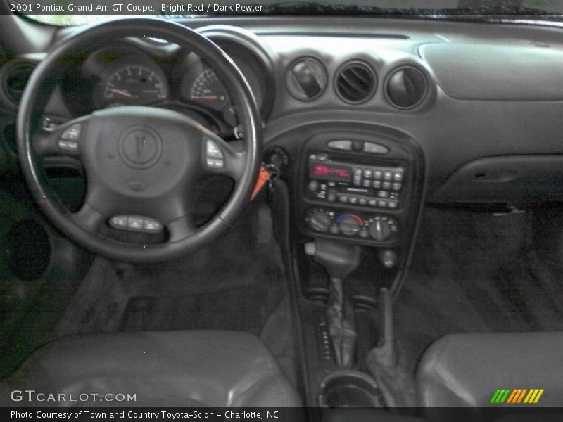 Bright Red / Dark Pewter 2001 Pontiac Grand Am GT Coupe