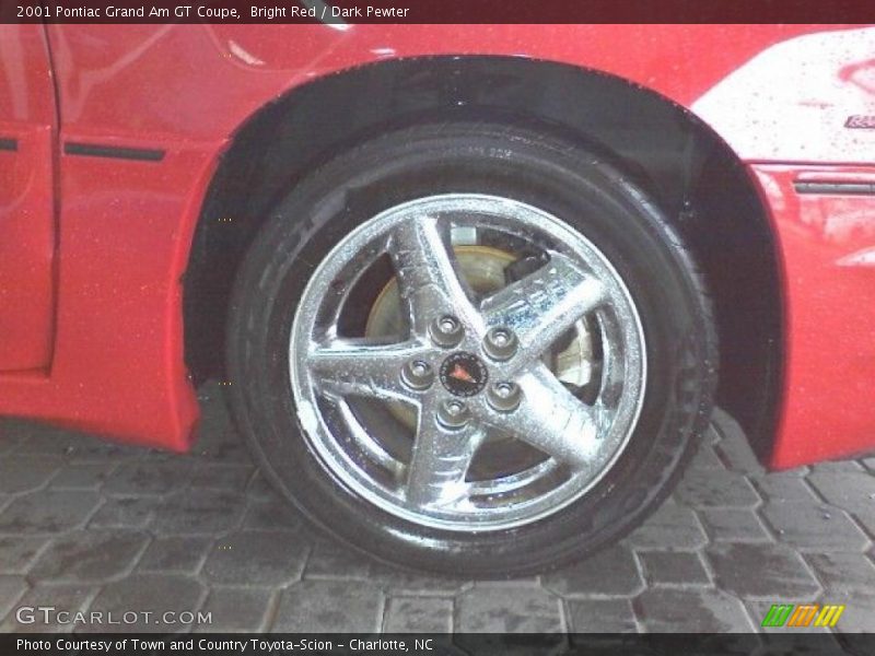 Bright Red / Dark Pewter 2001 Pontiac Grand Am GT Coupe