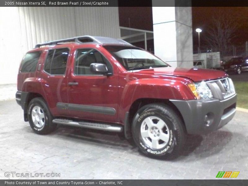 Red Brawn Pearl / Steel/Graphite 2005 Nissan Xterra SE