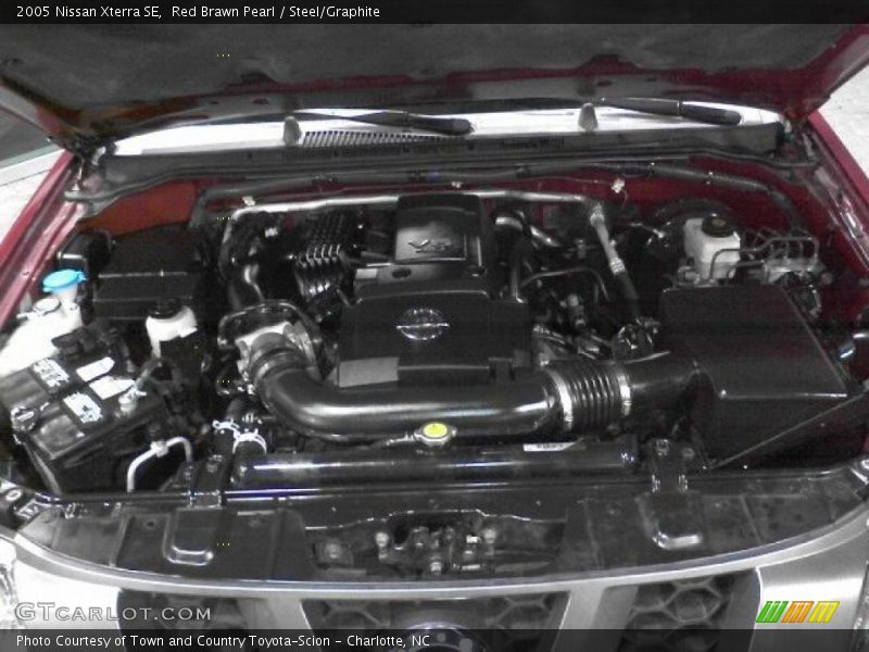 Red Brawn Pearl / Steel/Graphite 2005 Nissan Xterra SE
