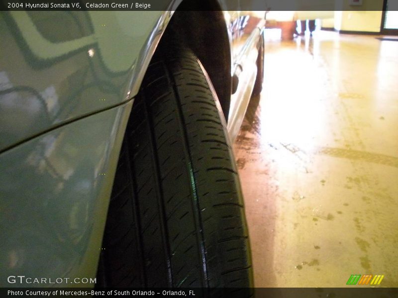 Celadon Green / Beige 2004 Hyundai Sonata V6