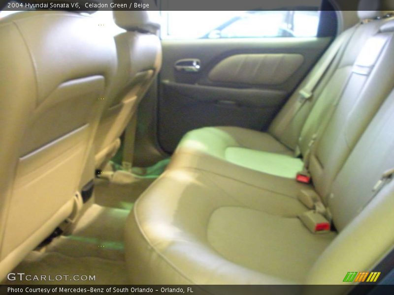 Celadon Green / Beige 2004 Hyundai Sonata V6