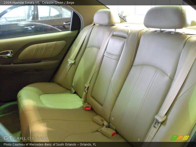 Celadon Green / Beige 2004 Hyundai Sonata V6