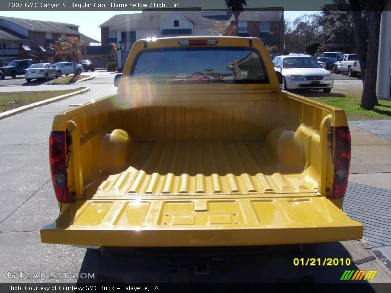 Flame Yellow / Light Tan 2007 GMC Canyon SL Regular Cab