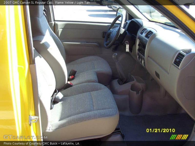 Flame Yellow / Light Tan 2007 GMC Canyon SL Regular Cab