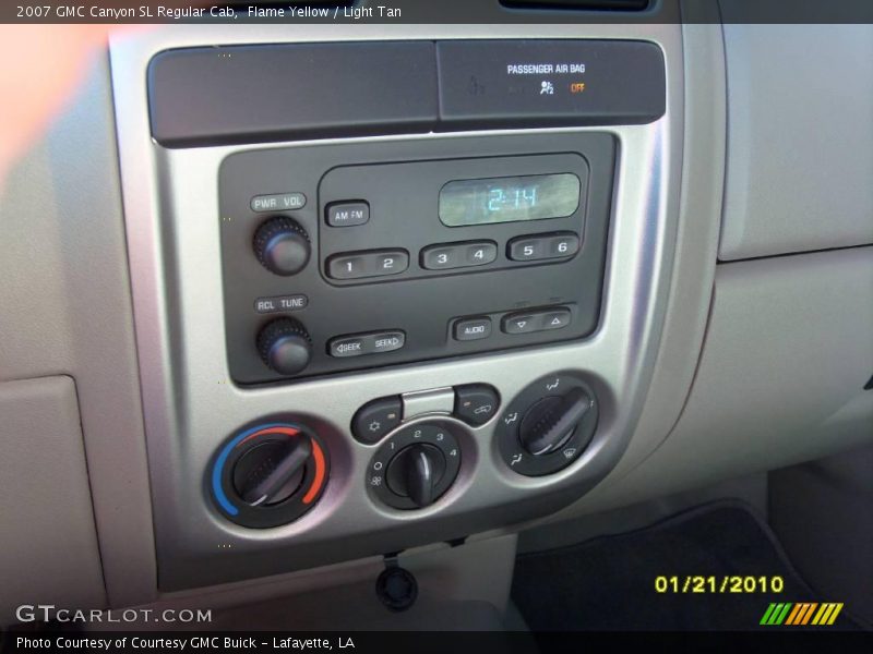 Flame Yellow / Light Tan 2007 GMC Canyon SL Regular Cab
