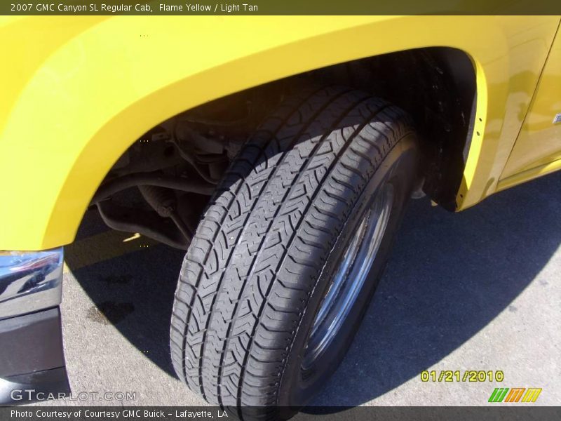 Flame Yellow / Light Tan 2007 GMC Canyon SL Regular Cab