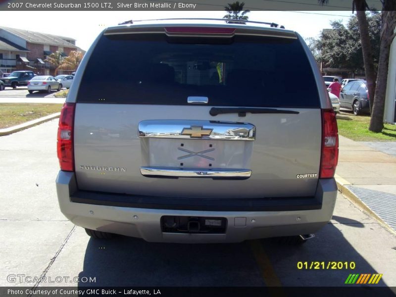 Silver Birch Metallic / Ebony 2007 Chevrolet Suburban 1500 LTZ